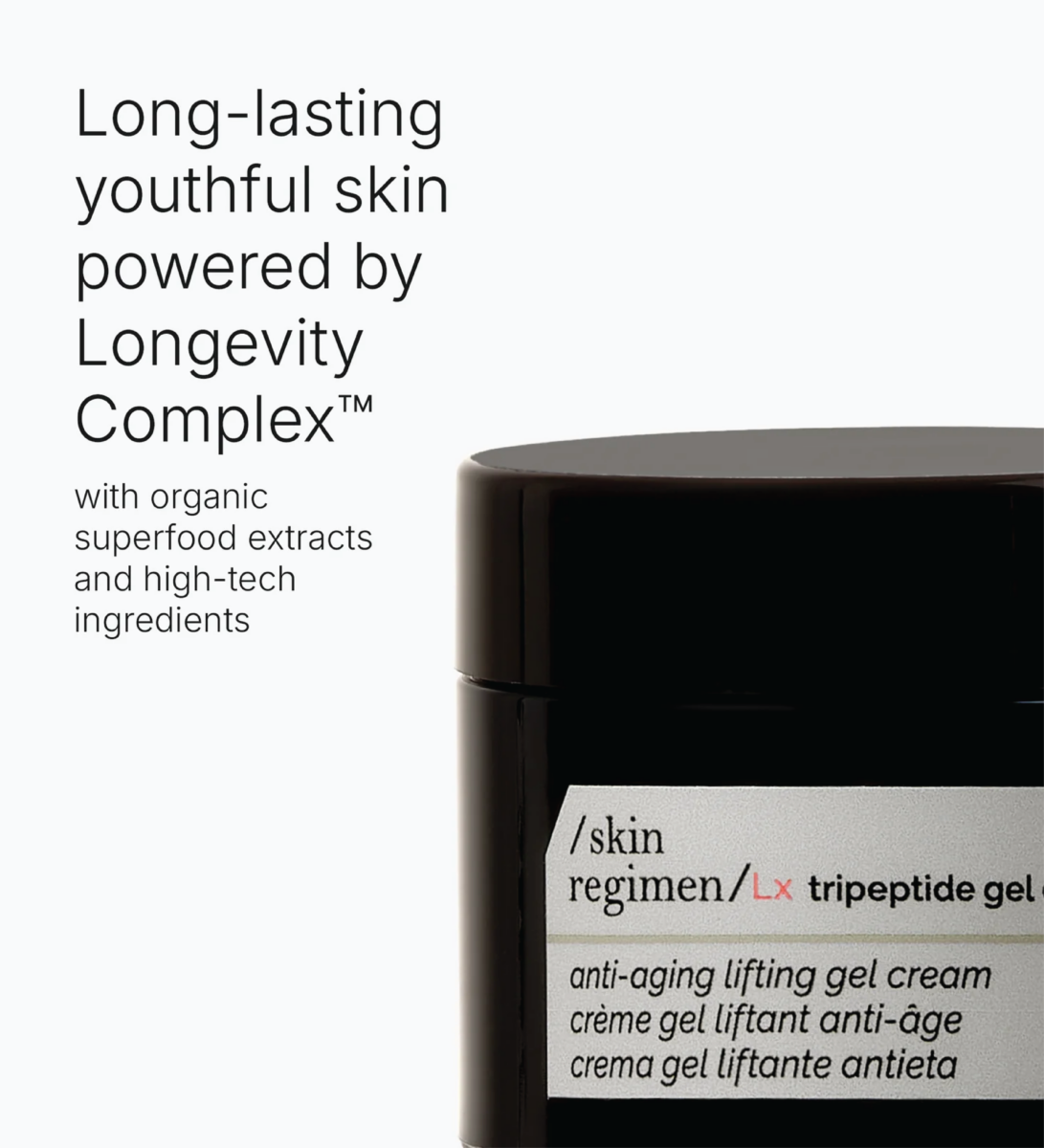 SKIN REGIMEN LX TRIPEPTIDE GEL CREAM